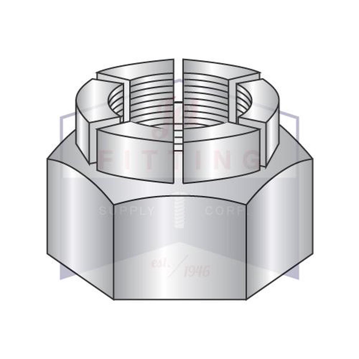 1/4-20  Flex Type Lock Nut Full Height 18-8 Stainless Steel