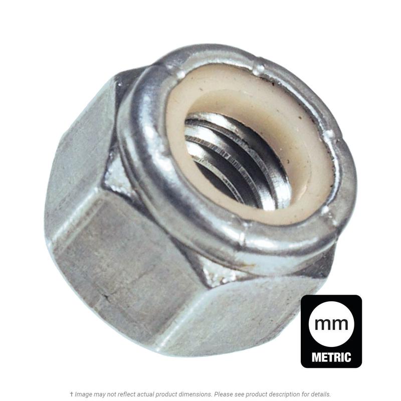 [100 PKG] Hex Lock Nuts Nylon Inserts NTM 316 Stainless 8/36