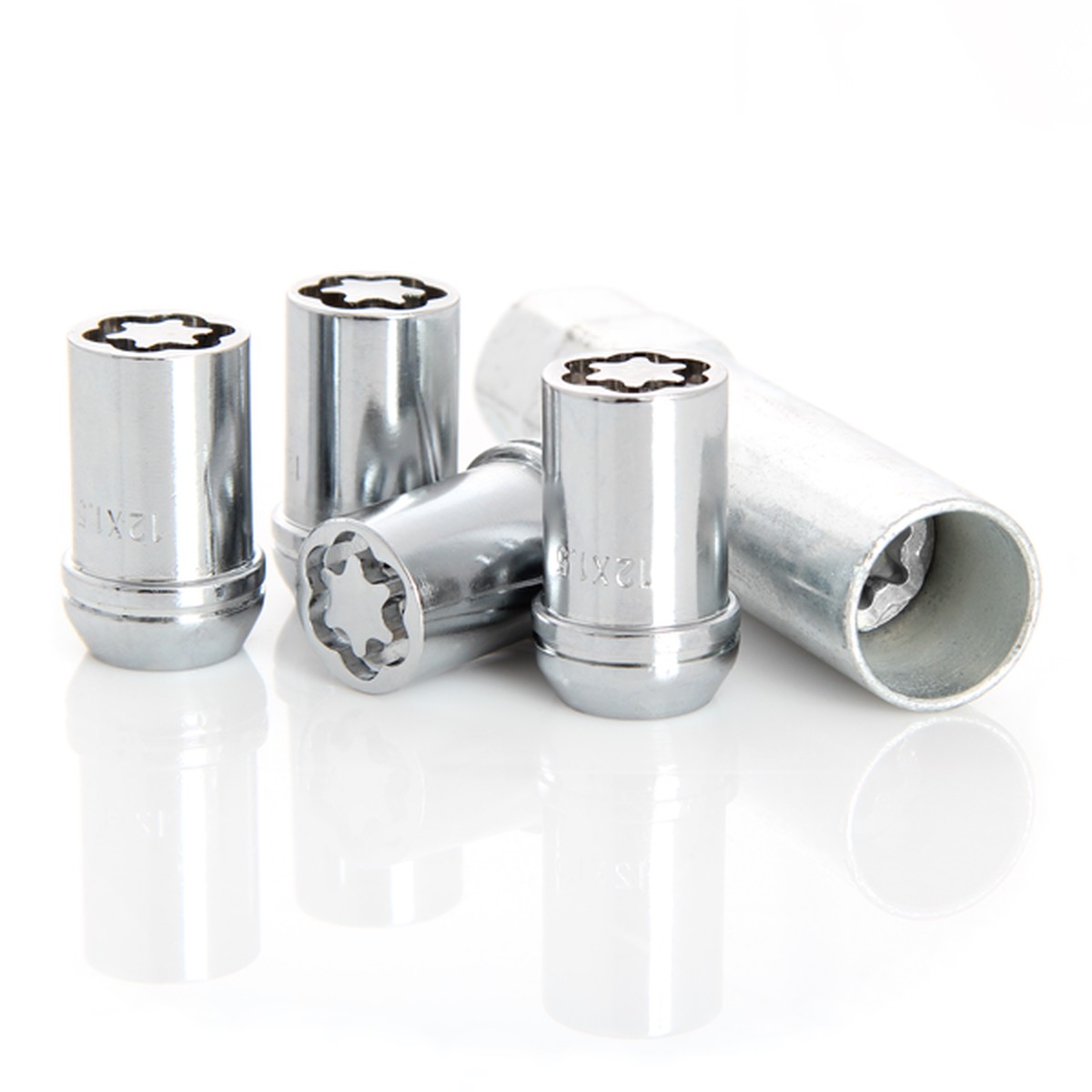 Nut Anti-vol Spline 12x1.25mm 19/21mm Chrome