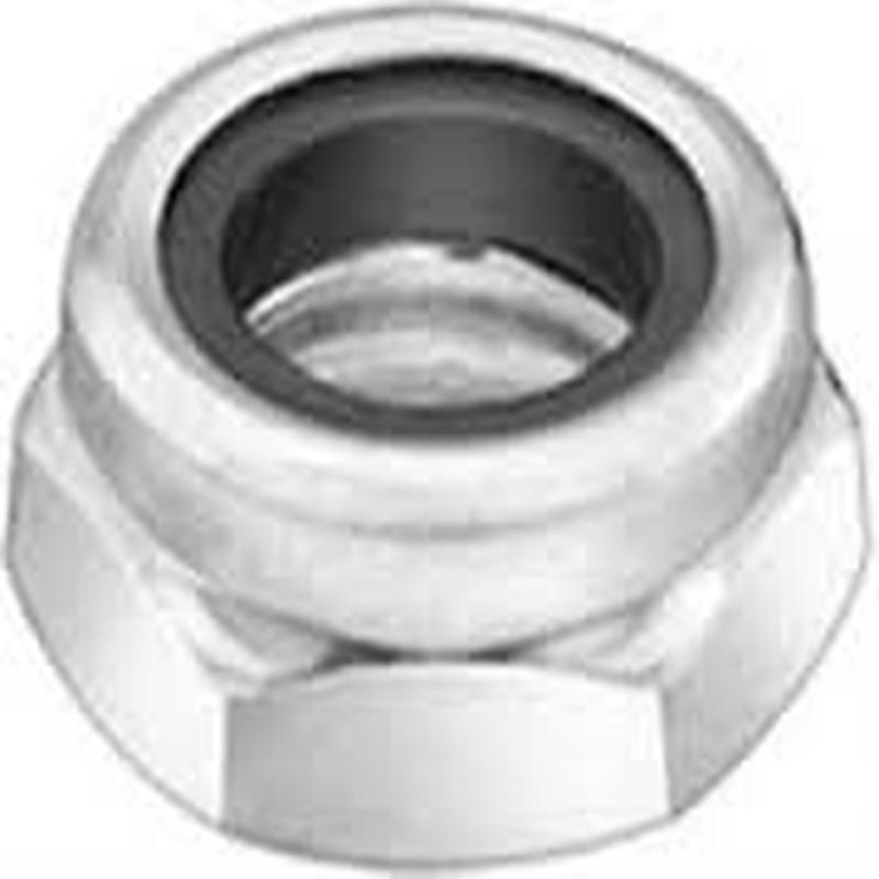 [10 PKG] Hex Lock Nuts NTM NTE Nylon Insert Thin Height Steel Zinc 1-1/2-6