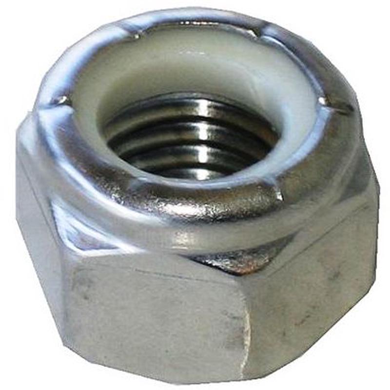 [10 PKG] Hex Lock Nuts NM NE Nylon Inserts Steel Zinc 1-1/2-12