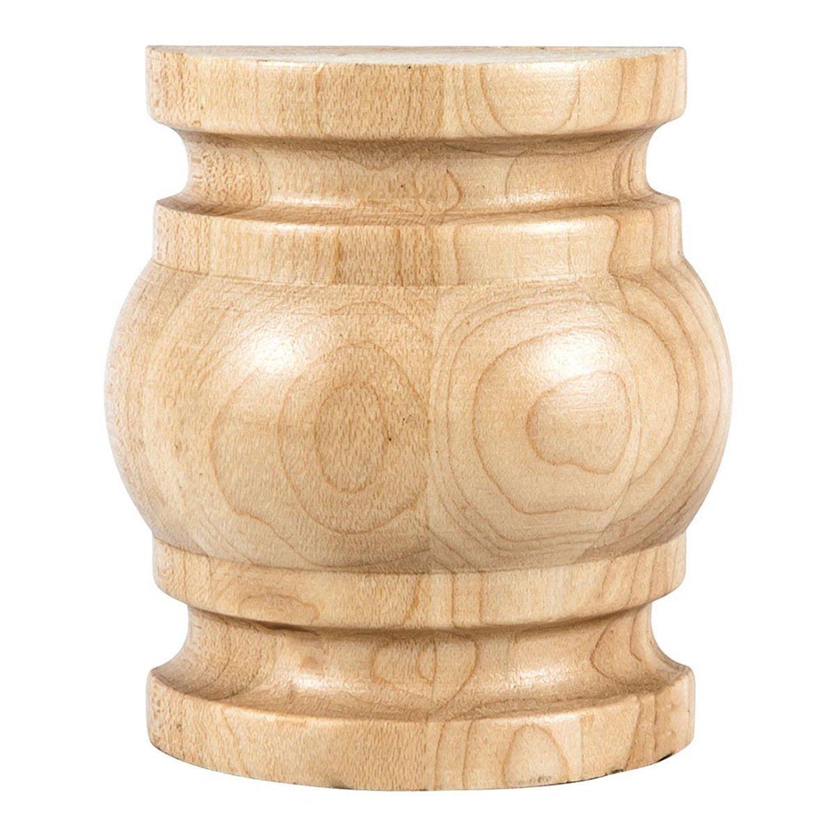 Hardware Resources 3-1/4" x 1-5/8" x 3-1/2" Alder Traditional Spool Splice