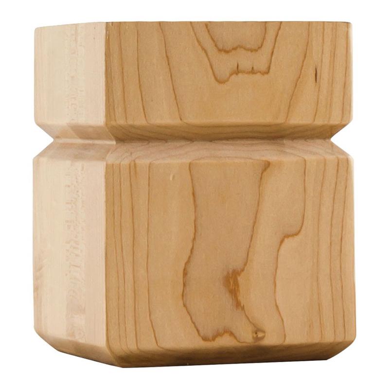 Hardware Resources Natural Hard Maple Shaker Transitional Bun Foot