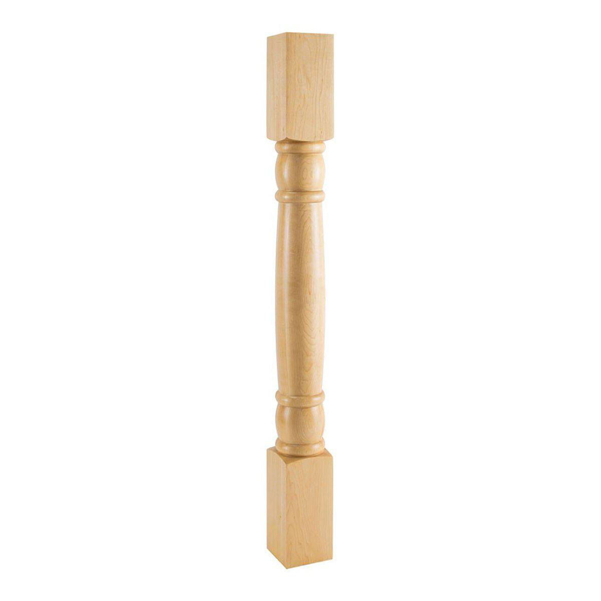 Hardware Resources White Birch Doric Wood Post