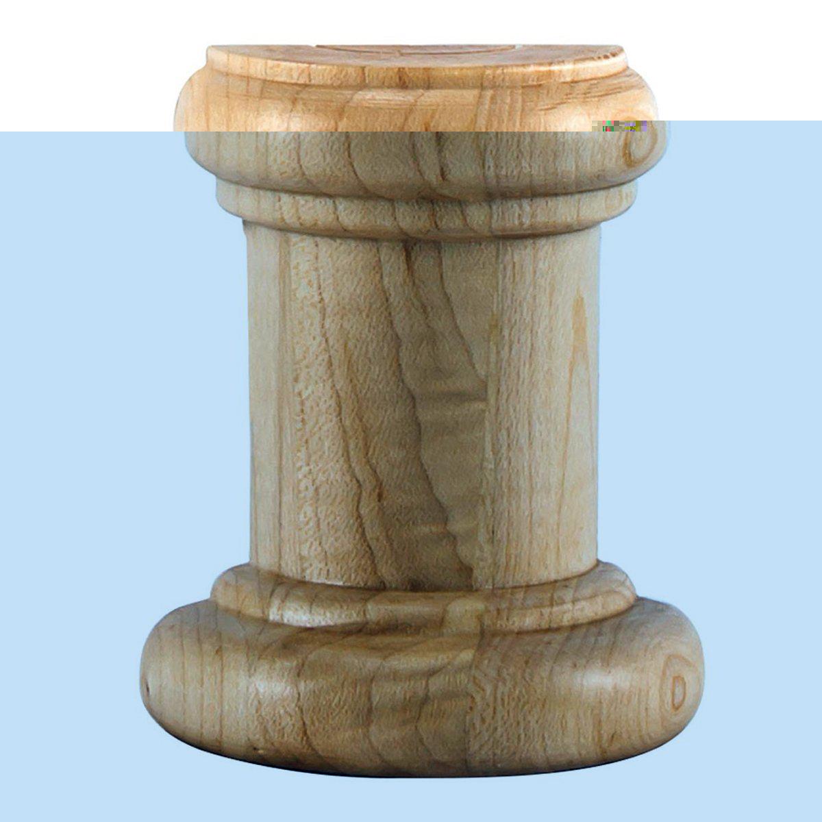 Hardware Resources 2-1/2" x 1-1/4" x 3" Hard Maple Traditional Spool Splice